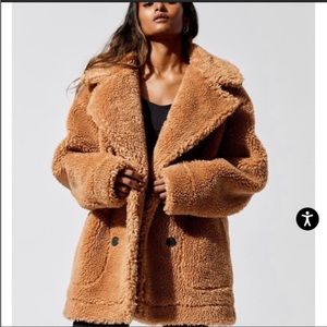 Carbon 38 Double Breasted Teddy coat (BRAND NEW)